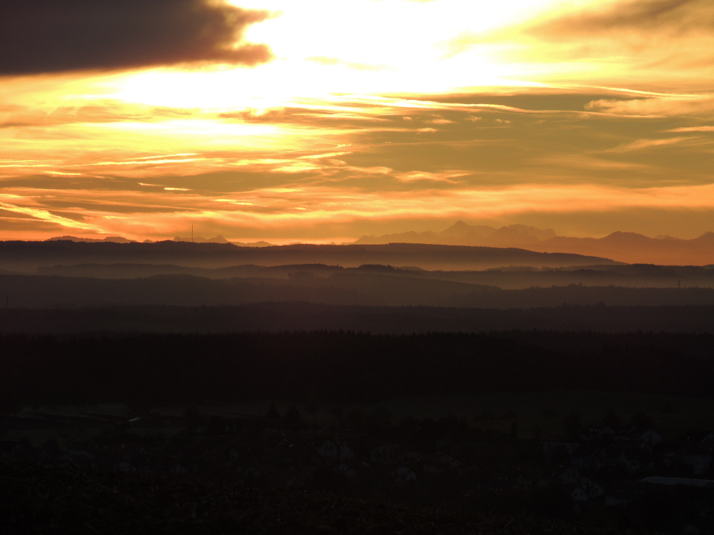 Blick ber Oberschwaben